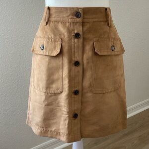 NWOT Vegan Suede Skirt
